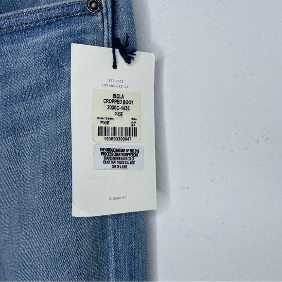 NWT Citizens of Humanity Isola Cropped Boot Jean in Pixie SIze 27 - Picture 9 of 15